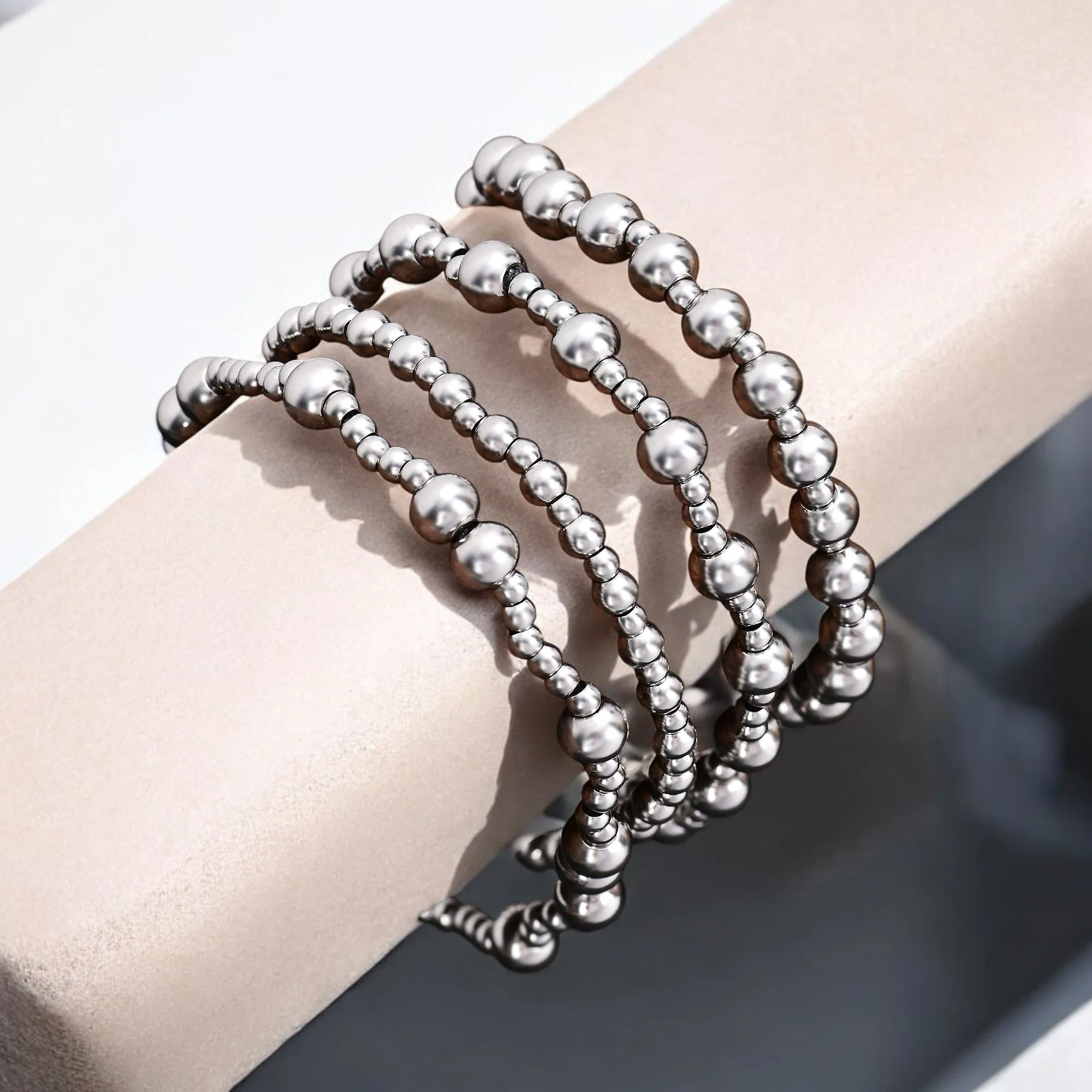 Platinum Demure Bracelet Set
