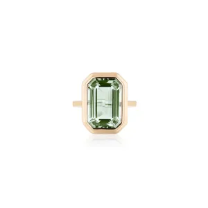 Prasiolite Ring