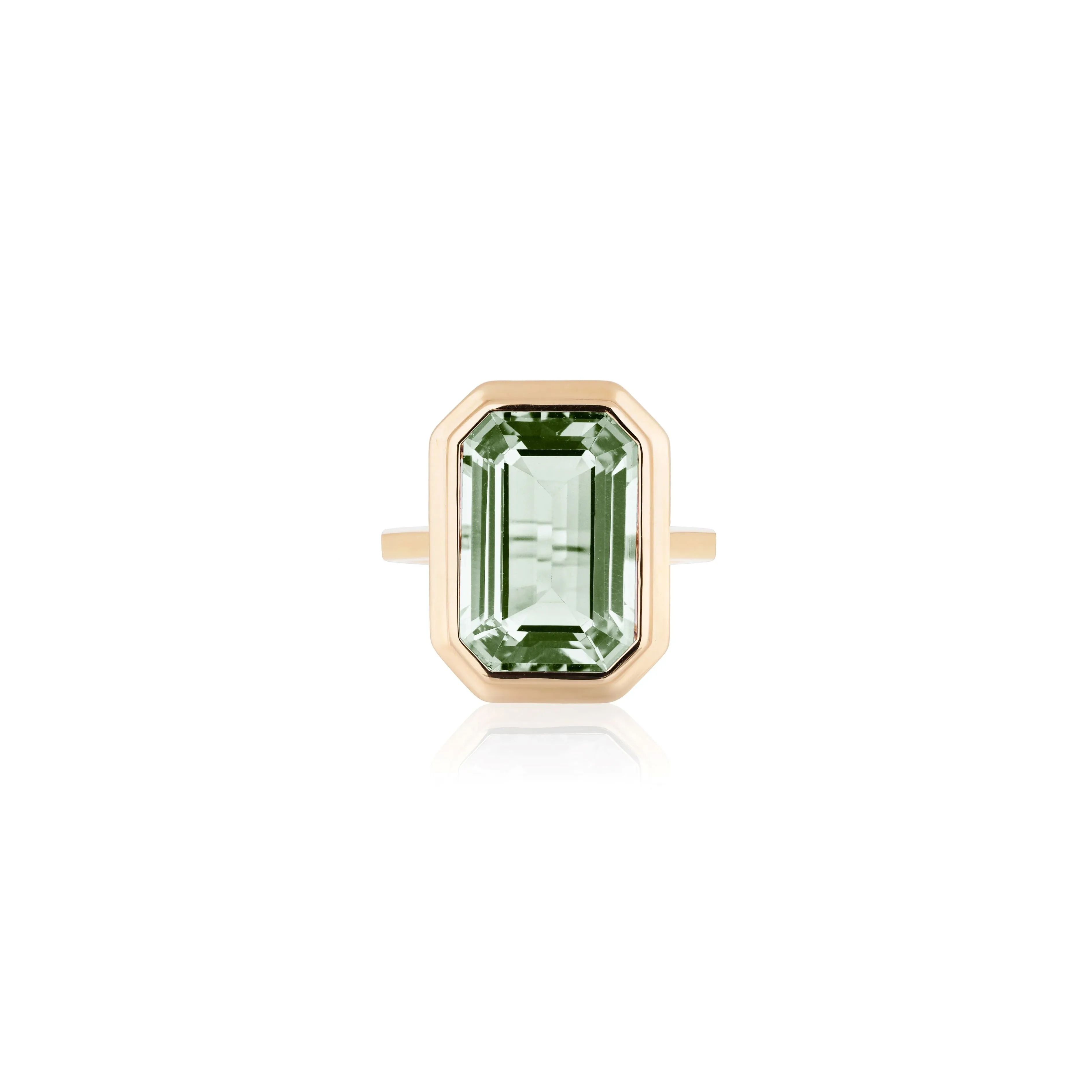 Prasiolite Ring