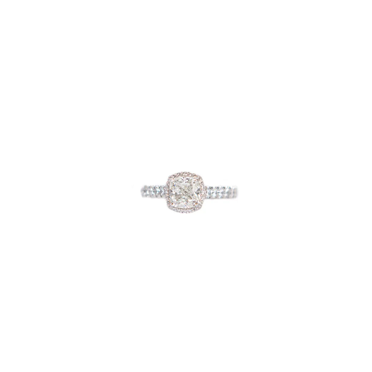 Pre-Owned Tacori Petite Crescent Halo Ring