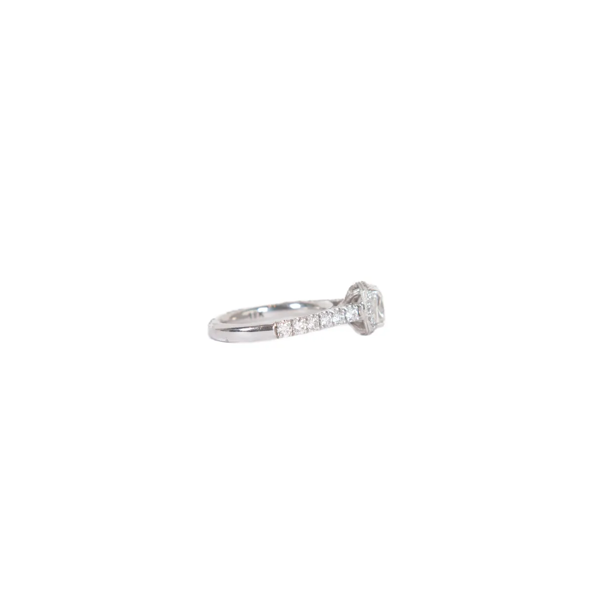 Pre-Owned Tacori Petite Crescent Halo Ring
