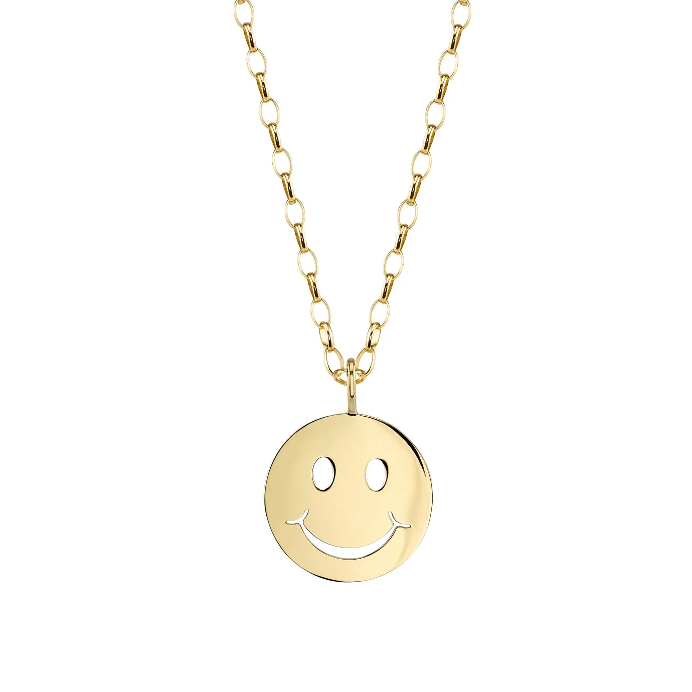 Pure Gold Happy Face Charm