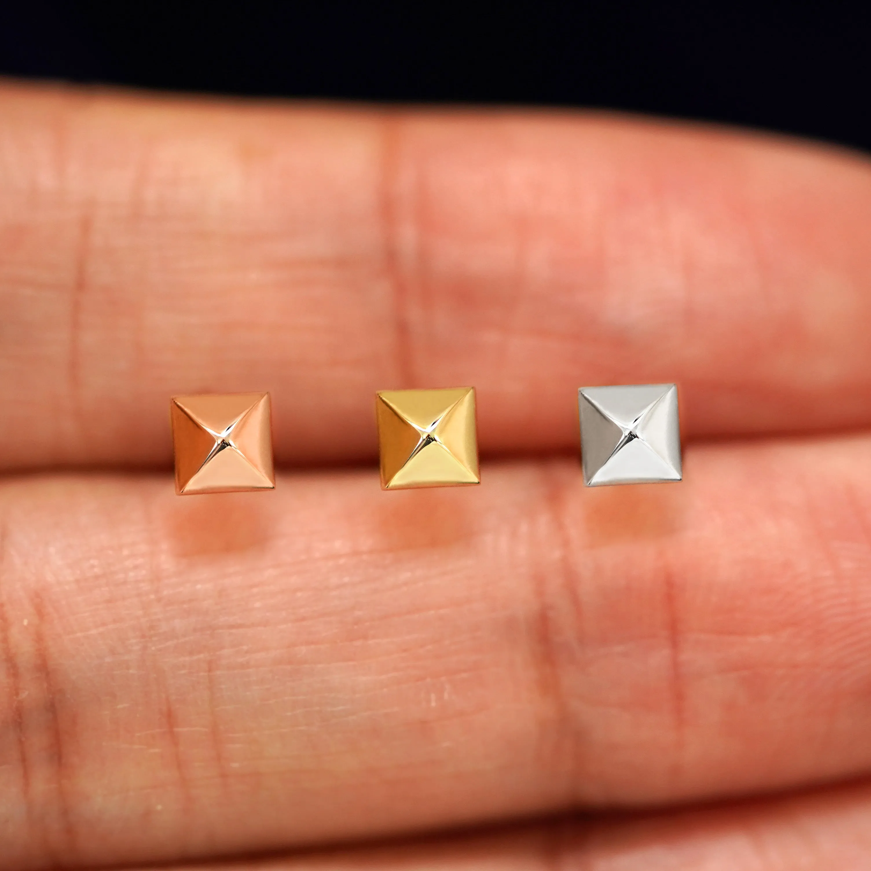Pyramid Earring