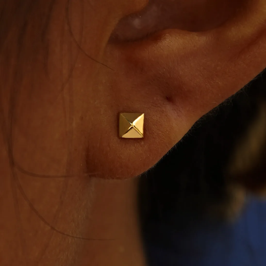 Pyramid Earring