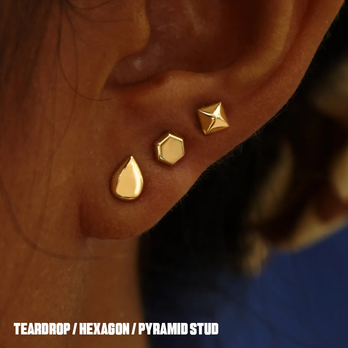 Pyramid Earring