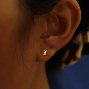 Pyramid Earring