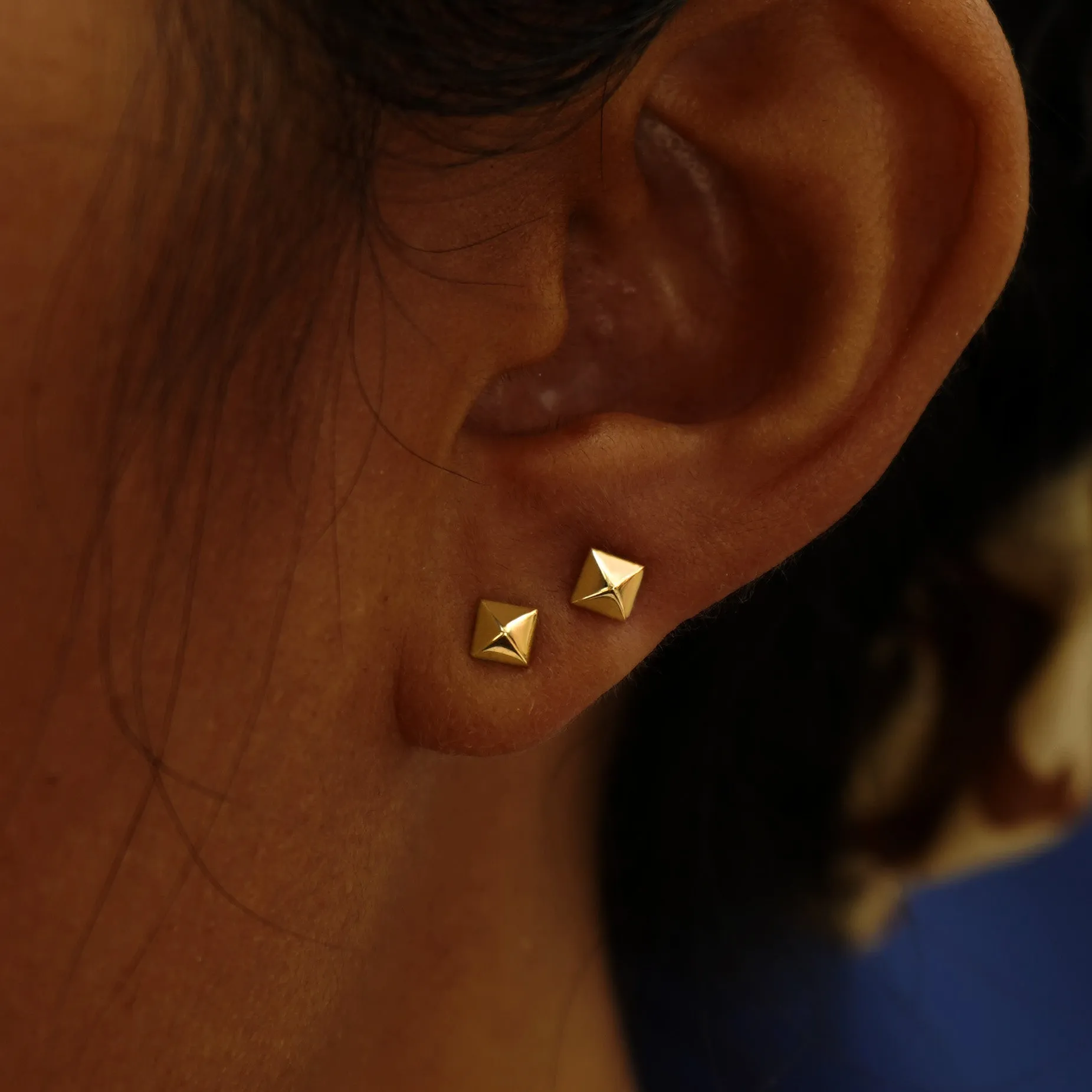Pyramid Earring