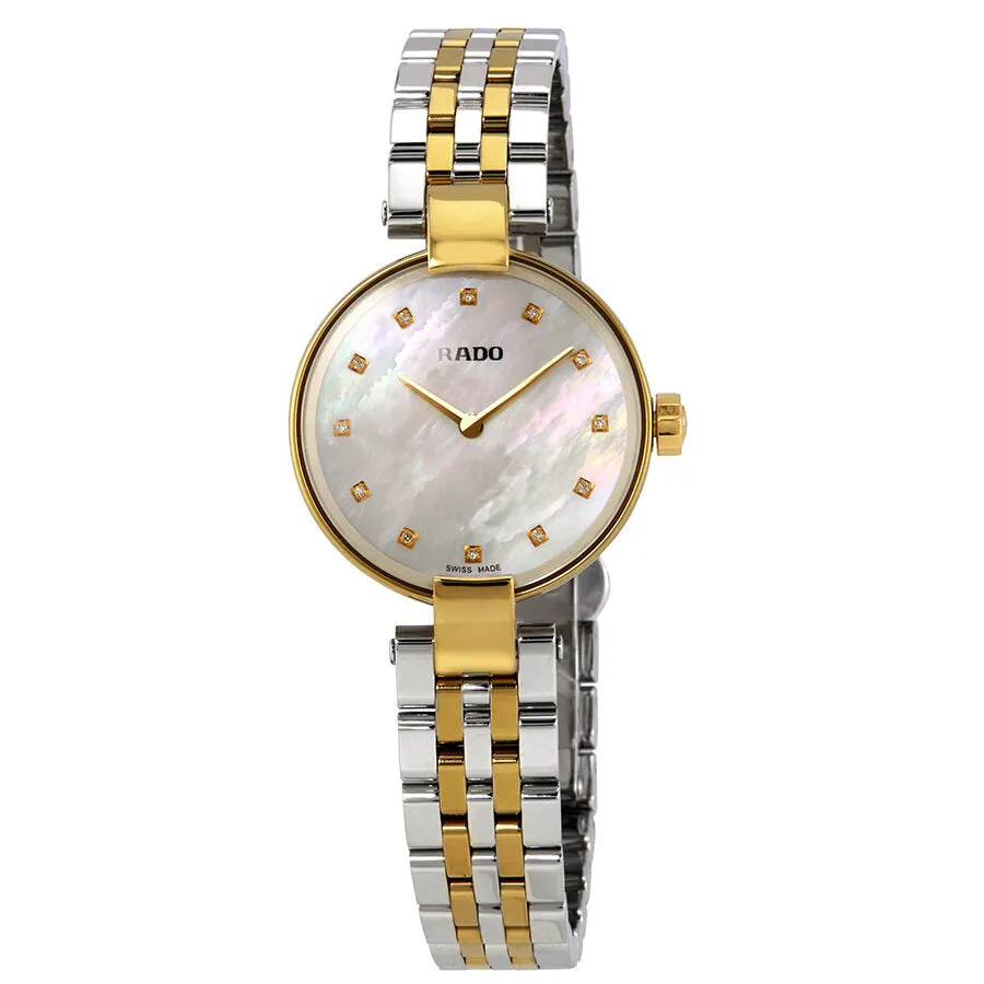 Rado Coupole Mother of Pearl Diamond Dial Ladies Watch R22887929
