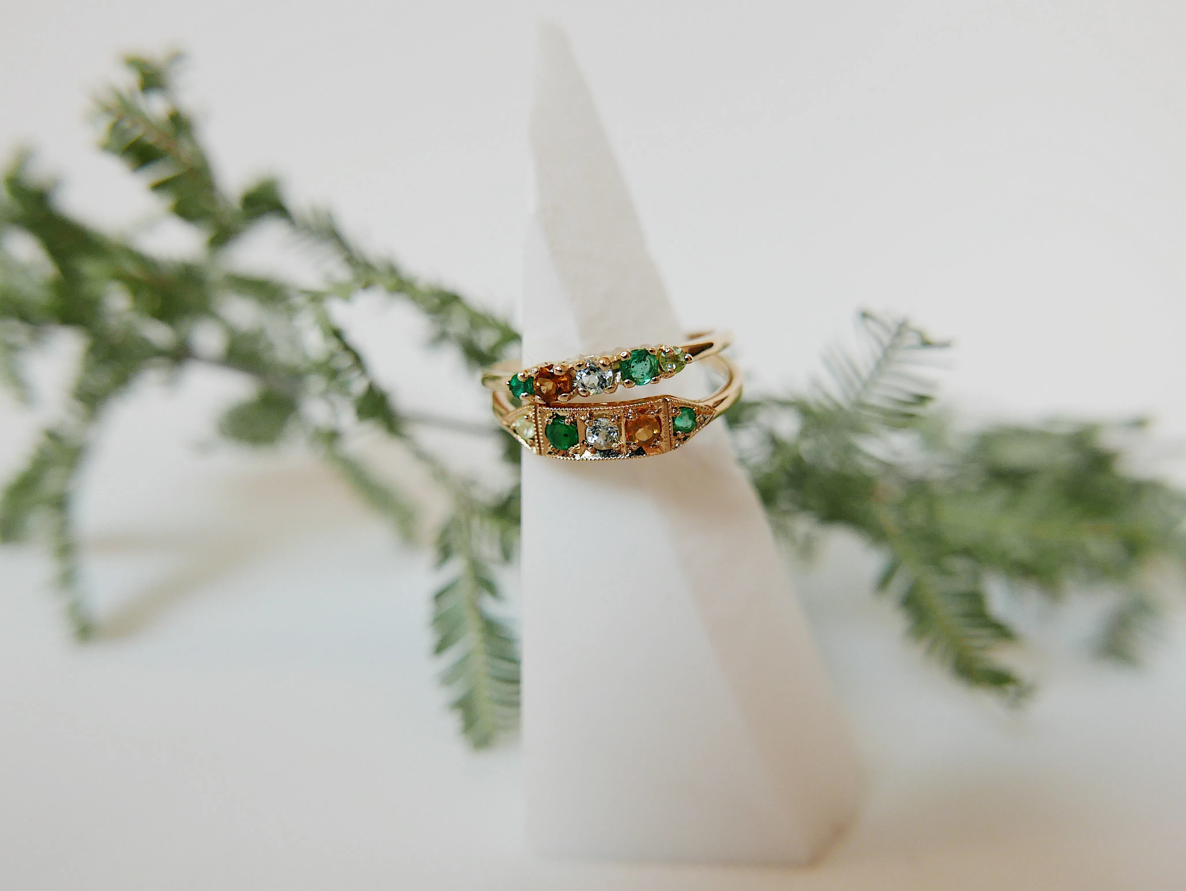 Riley Acrostic PEACE Ring