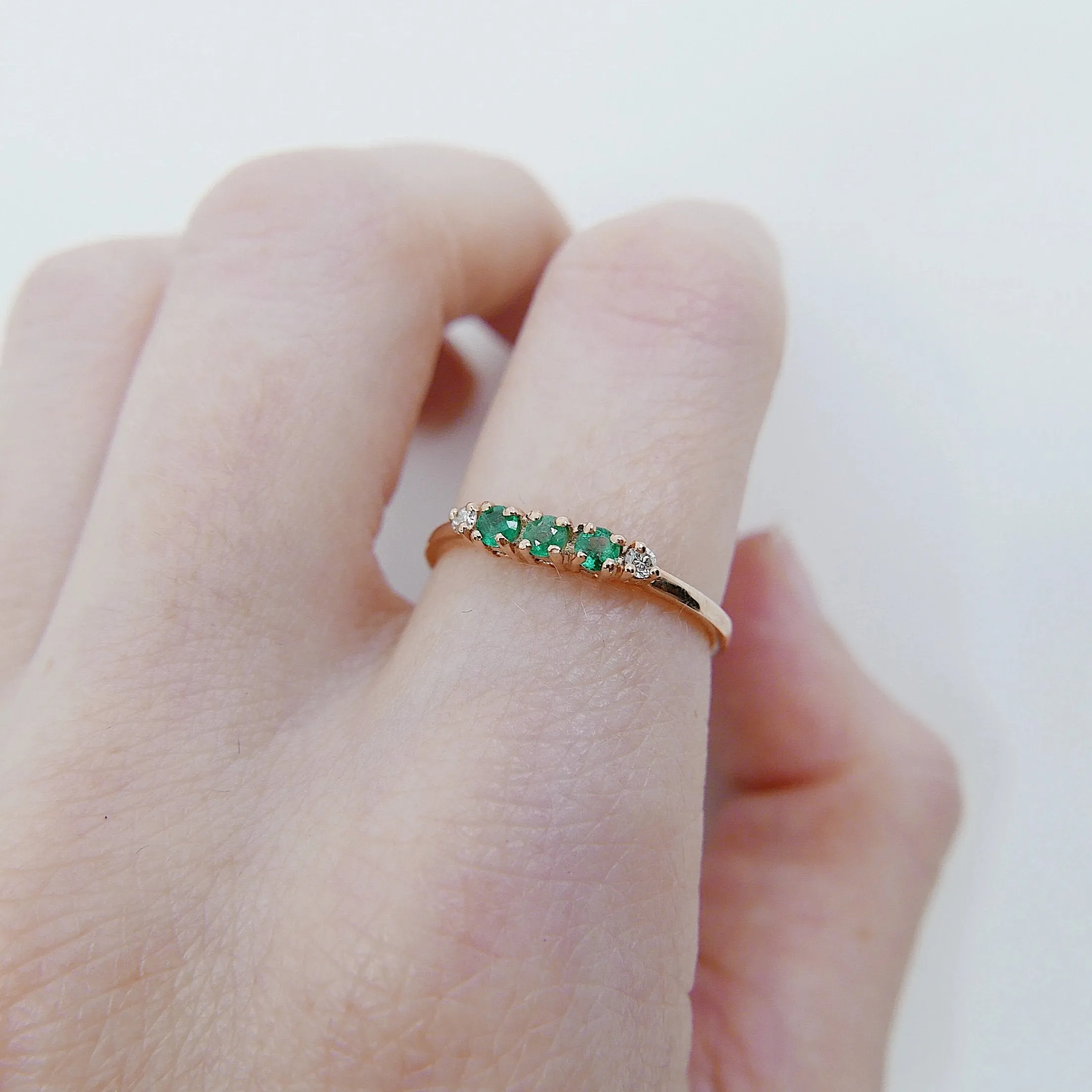 Riley Emerald Ring