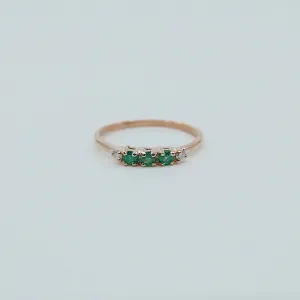 Riley Emerald Ring