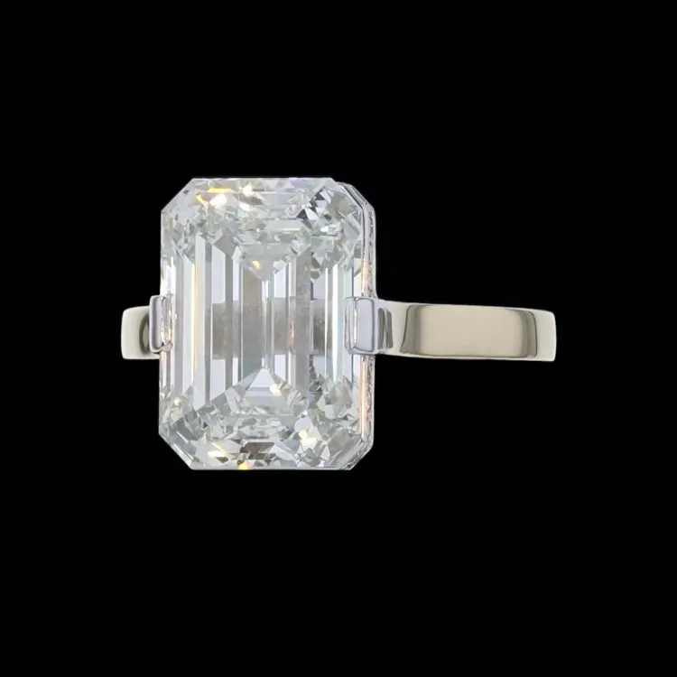 Ring Cloud Emerald Diamond