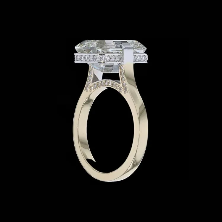 Ring Cloud Emerald Diamond