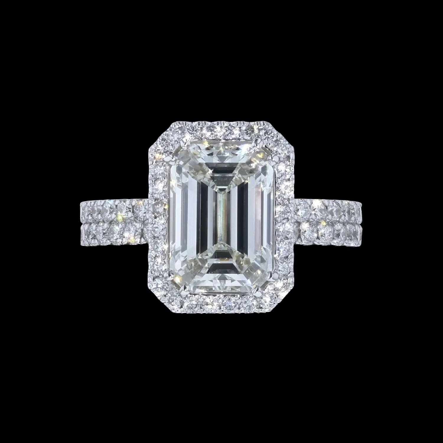 Ring Slide Emerald Diamond 2