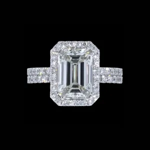 Ring Slide Emerald Diamond 2