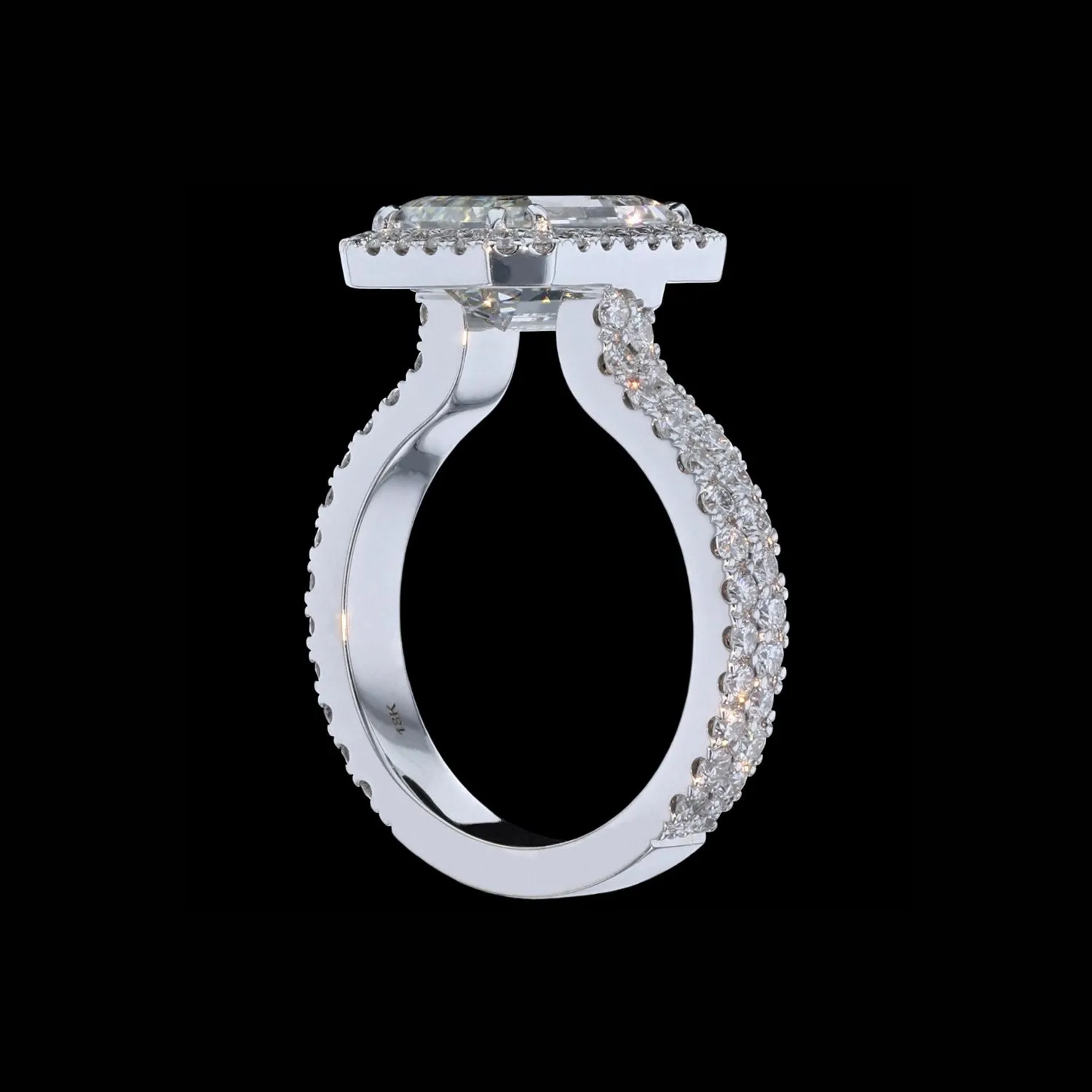Ring Slide Emerald Diamond 2
