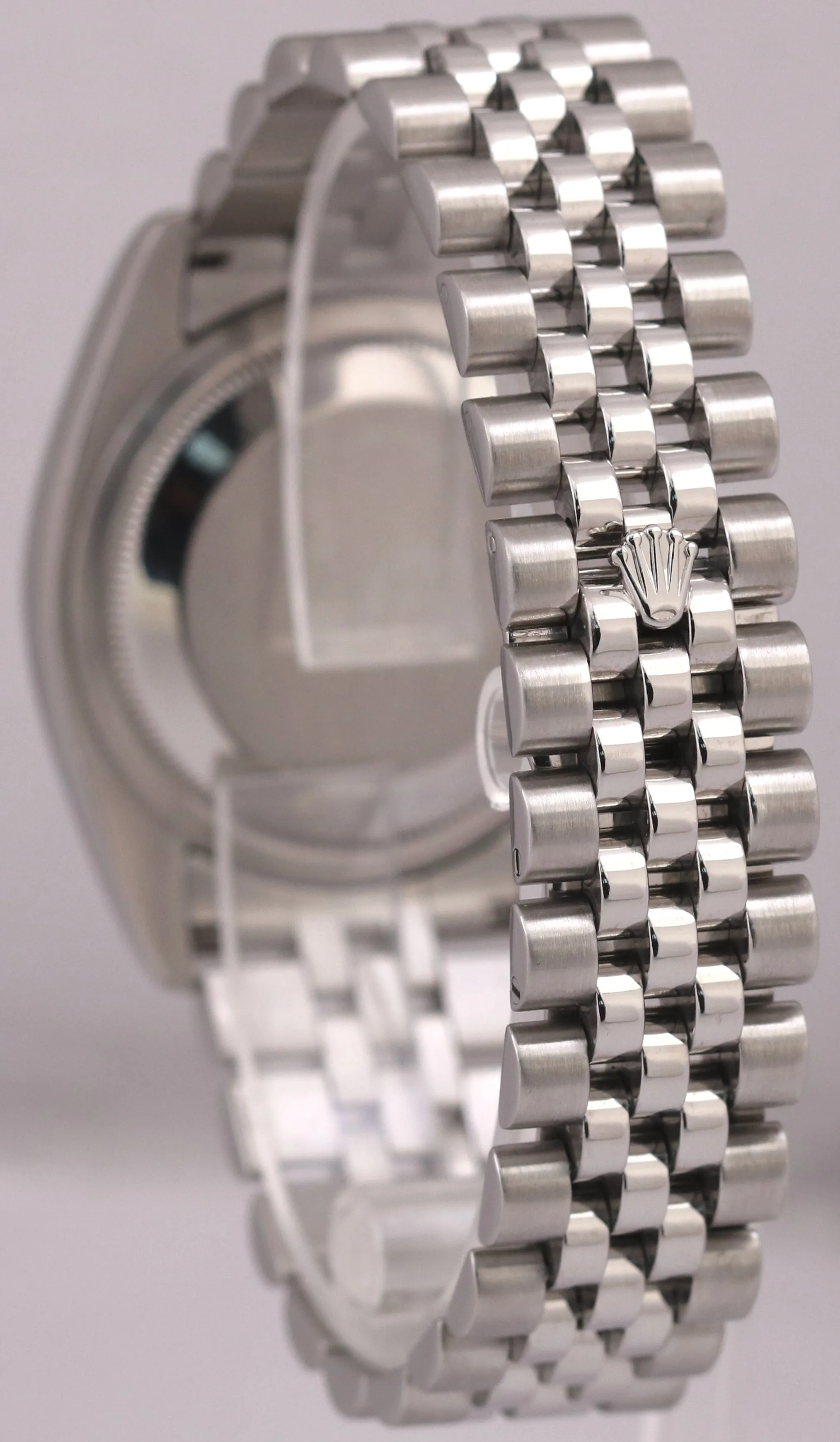 Rolex DateJust SILVER DIAMOND Stainless Steel SUPER JUBILEE 36mm 116234 Watch
