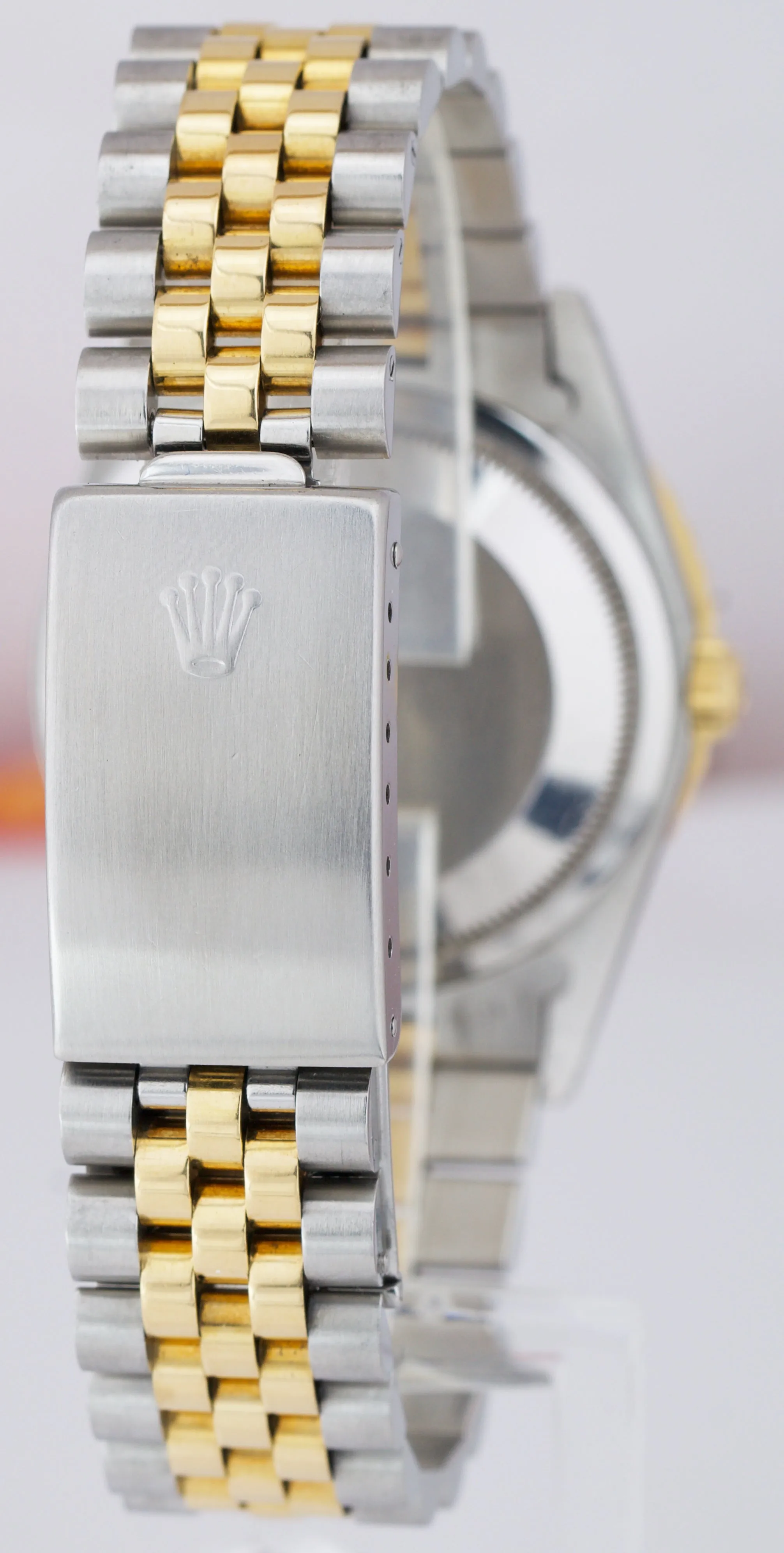Rolex DateJust Turn-O-Graph Two-Tone Champagne Thunderbird Jubilee Watch 16263
