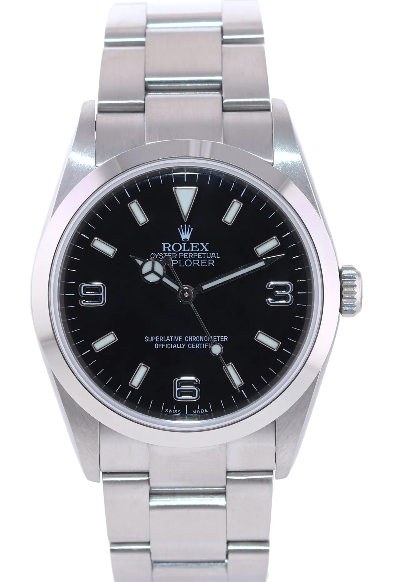 Rolex Explorer I Black 36mm 114270 Steel Black Arabic Watch Box