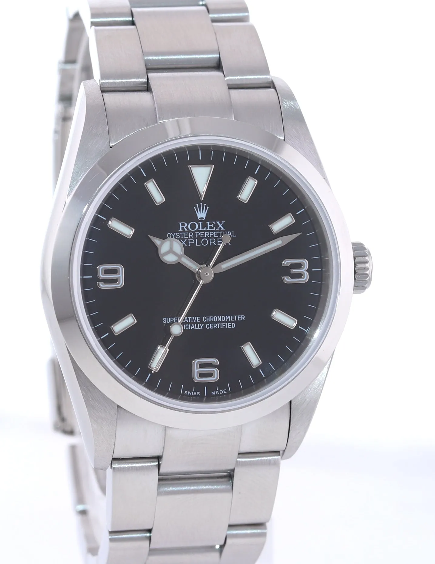 Rolex Explorer I Black 36mm 114270 Steel Black Arabic Watch Box