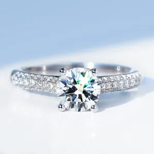 Round Cut Lab-Grown Diamond Engagement Ring