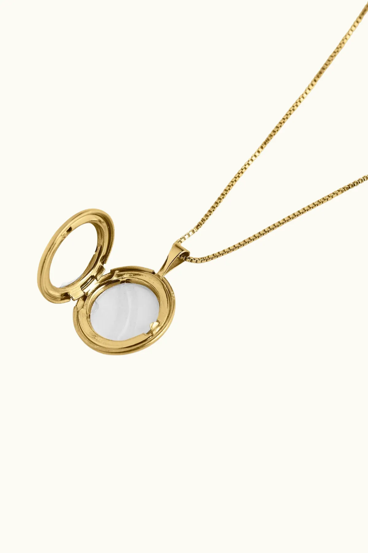 Round Locket Necklace