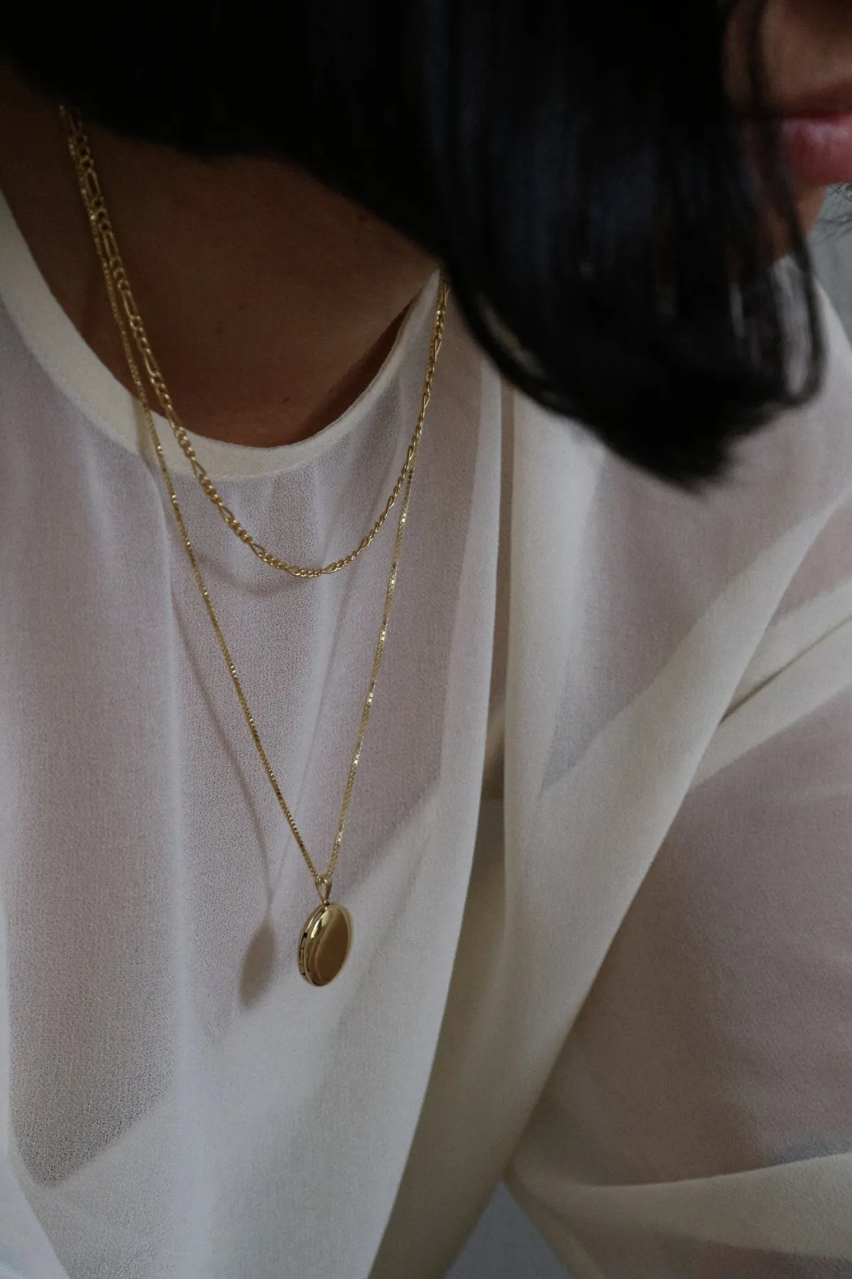 Round Locket Necklace