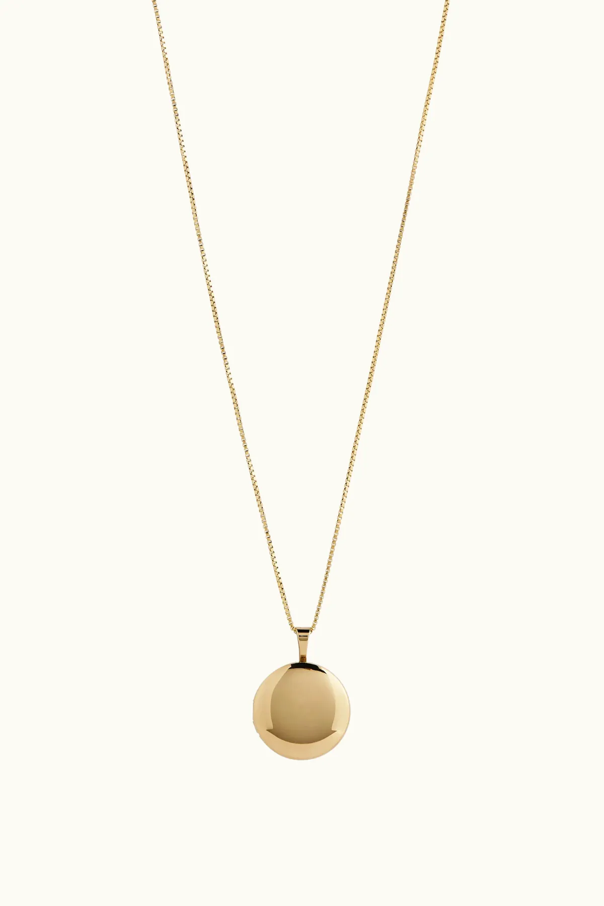 Round Locket Necklace