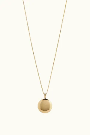 Round Locket Necklace