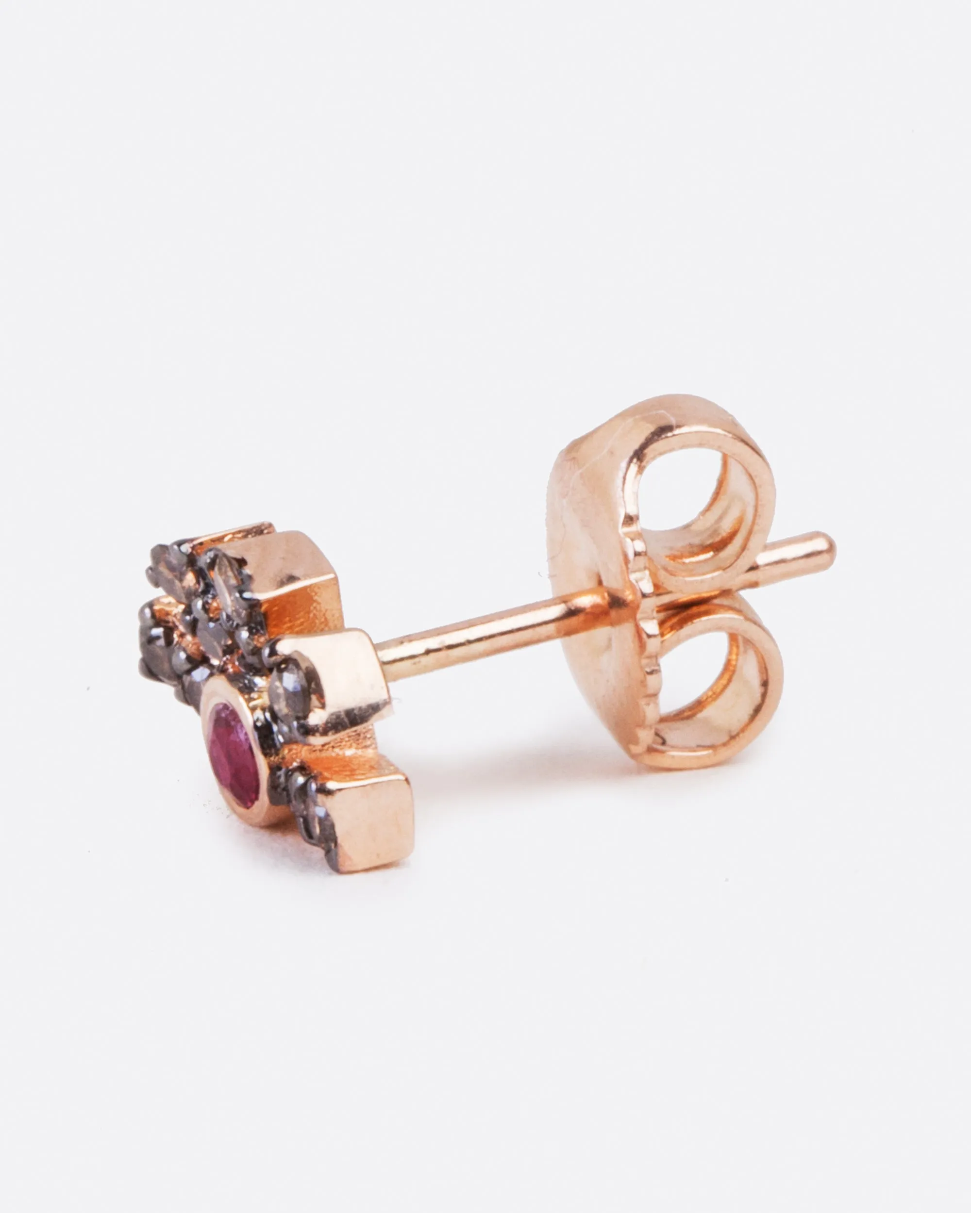 Ruby & Diamond Helia Earring