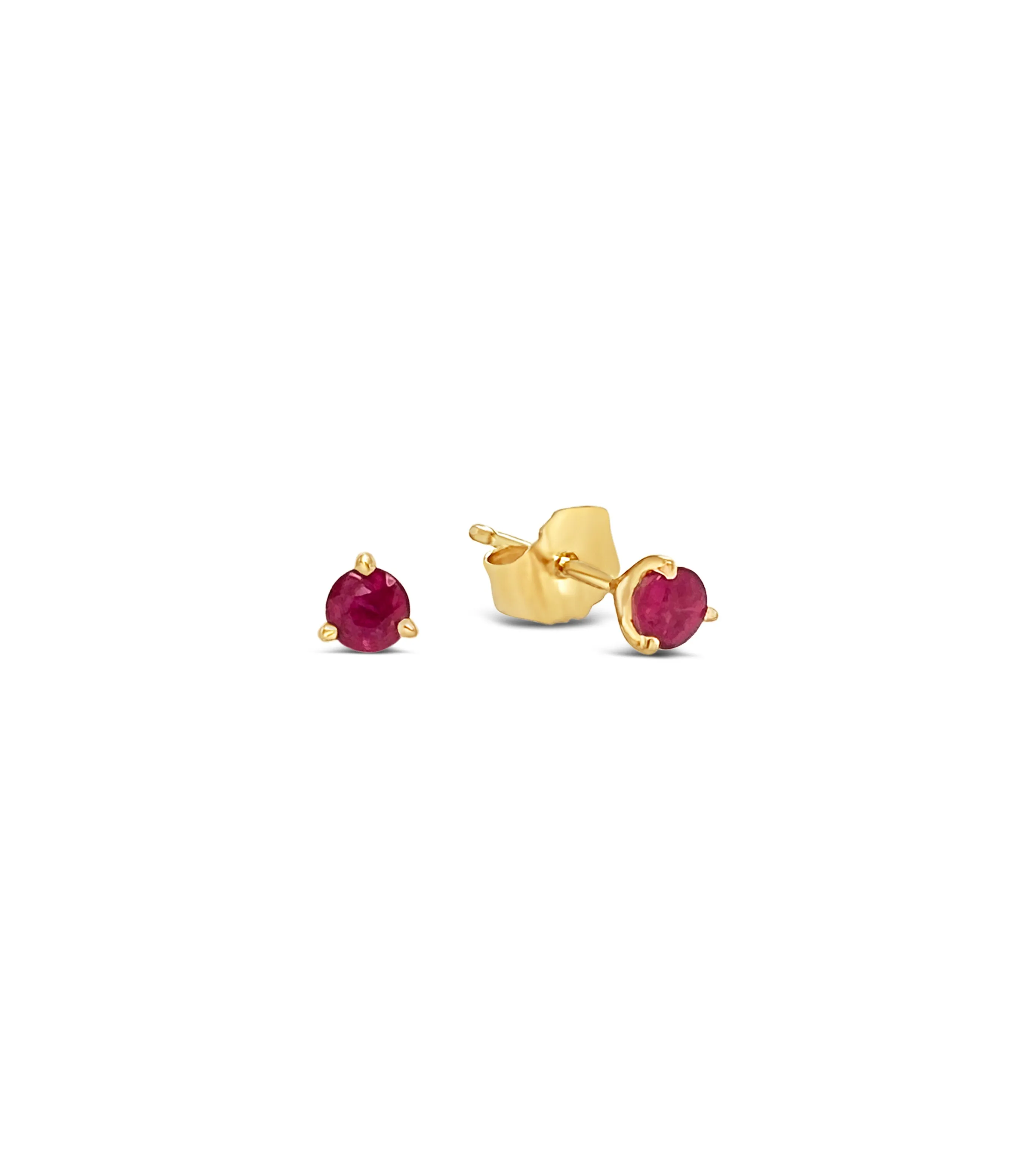 Ruby Martini Stud Earrings