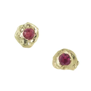 Ruby Petra Round Studs