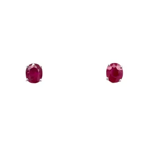 Ruby Stud Earrings