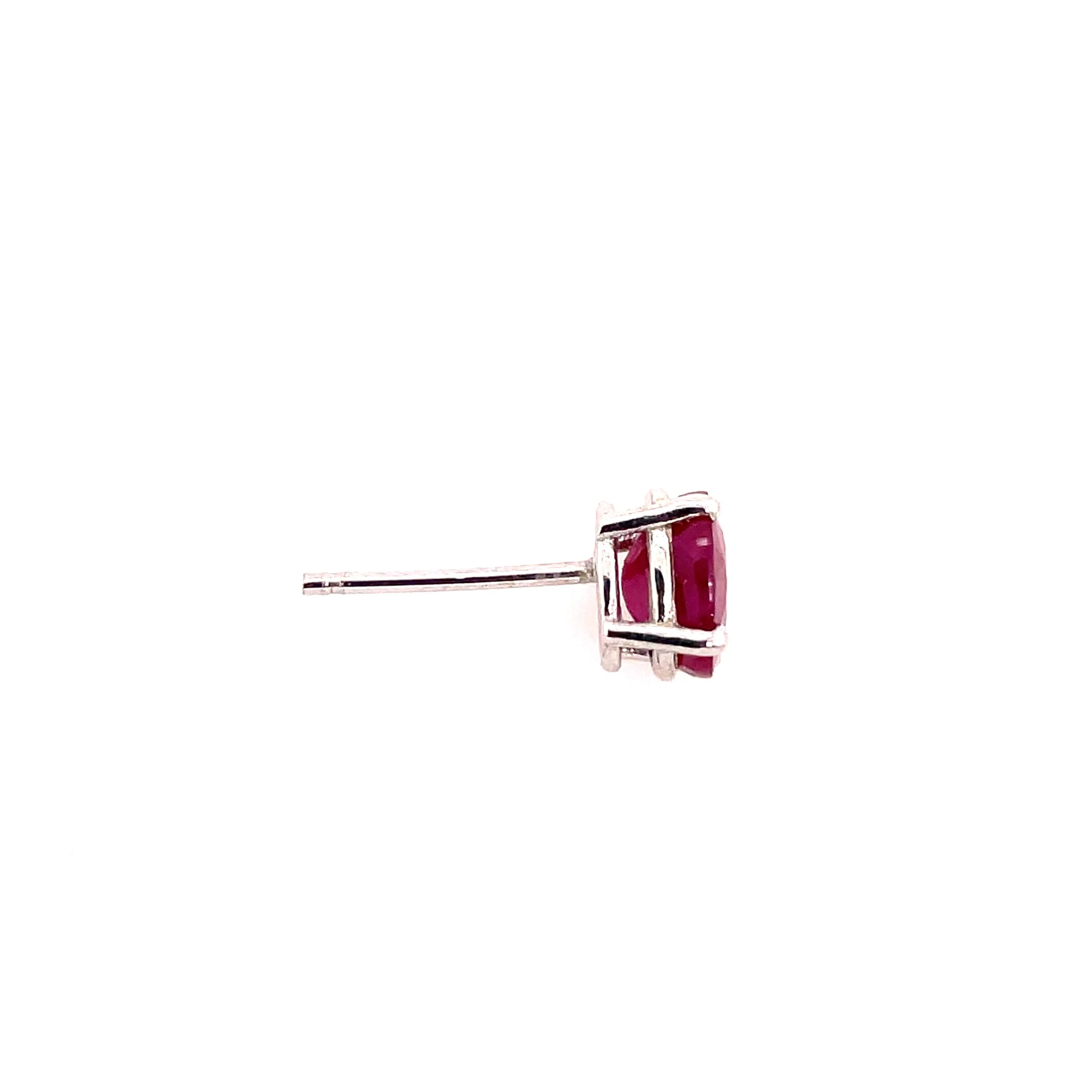 Ruby Stud Earrings