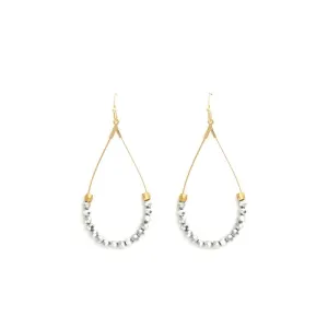 Semiprecious Teardrop Stone Earrings