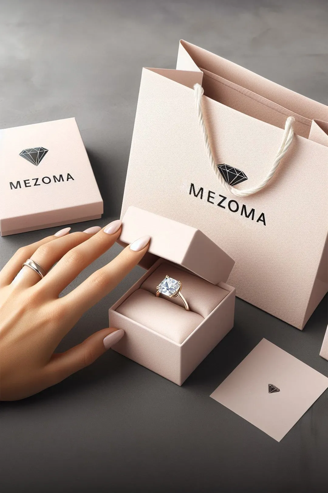 Seraphina Emerald Cut Solitaire Moissanite Ring in Sterling Silver with Platinum Coating