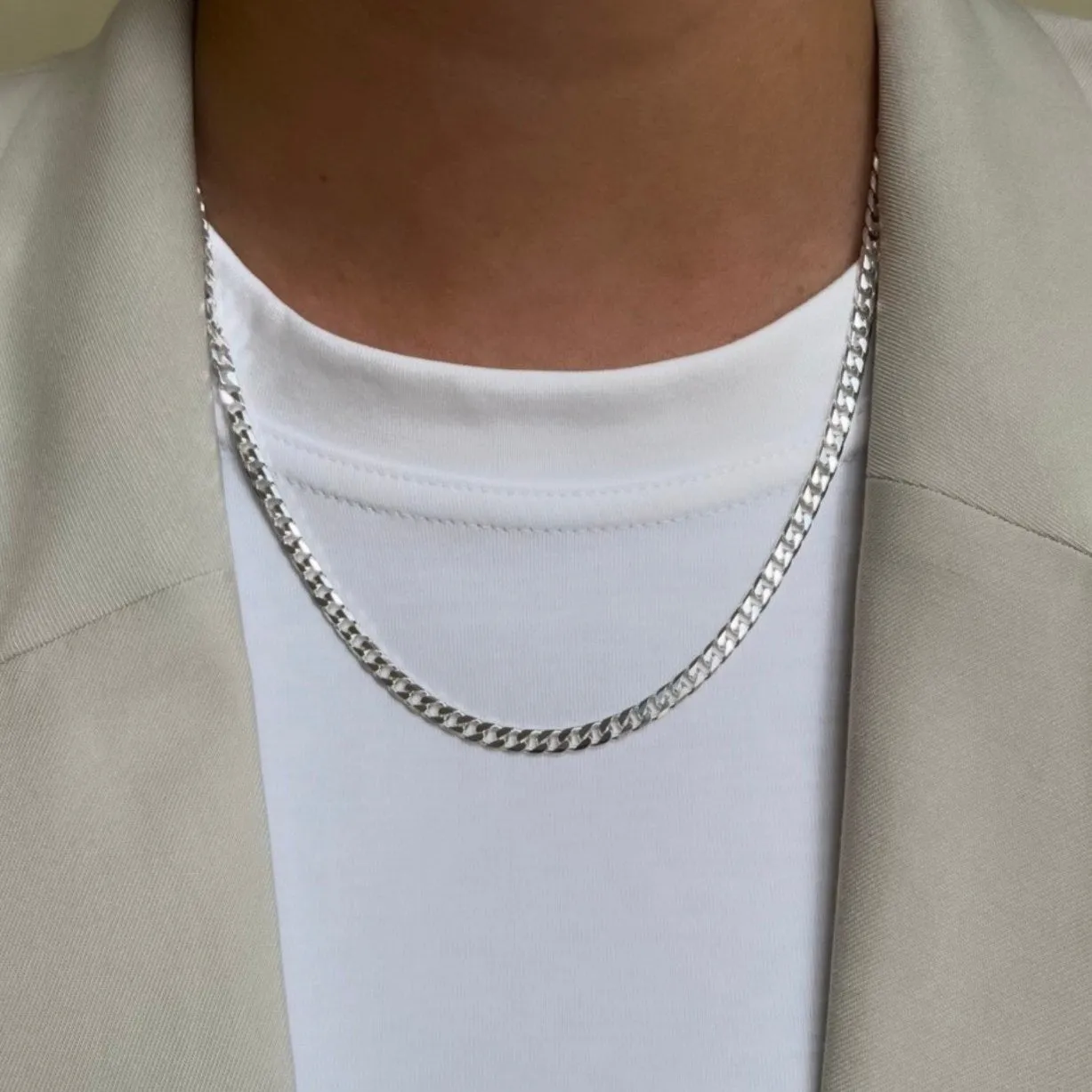 Silver Bold Gourmet Necklace