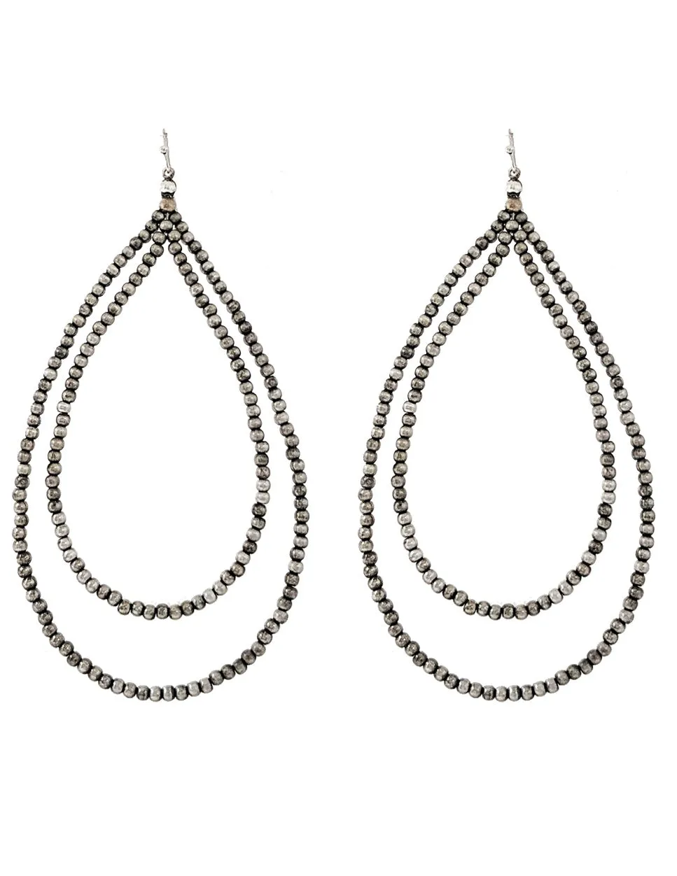Silver Teardrop Earrings