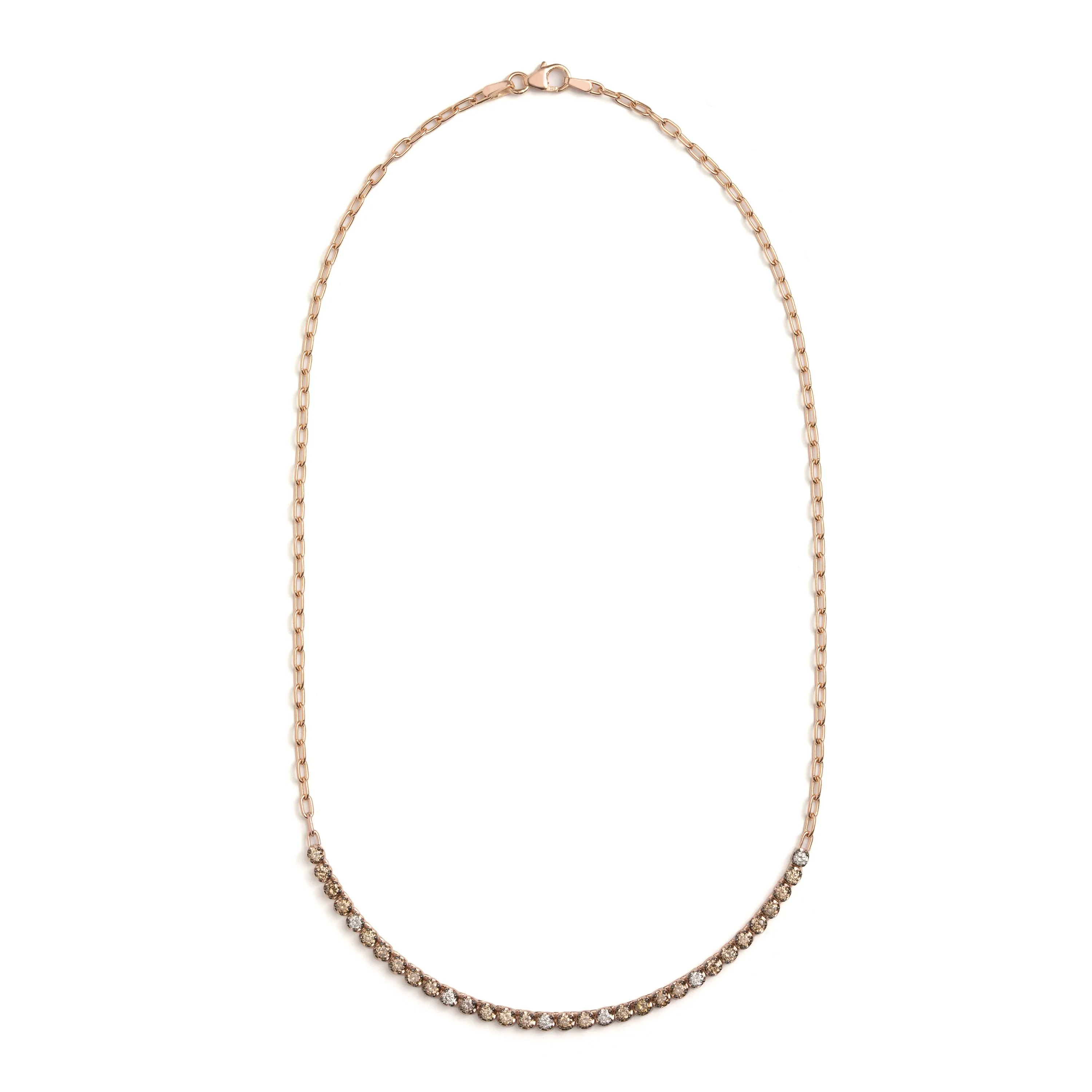 Simone Partial Tennis Necklace - Terra Incognita