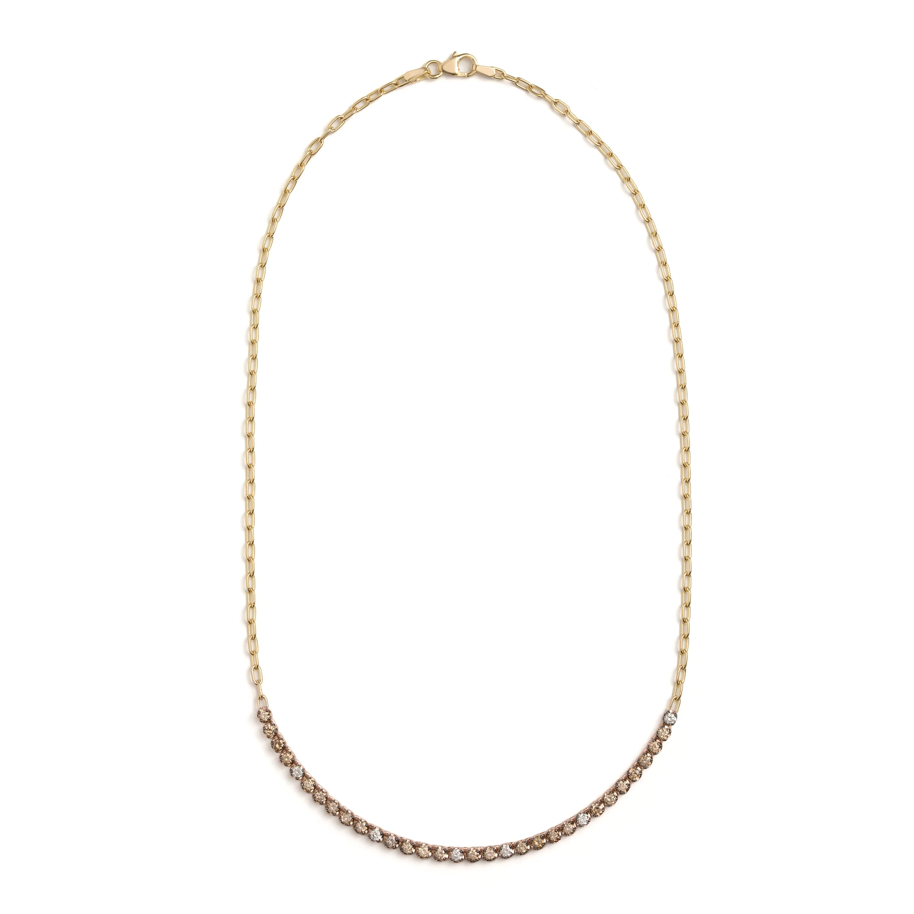 Simone Partial Tennis Necklace - Terra Incognita