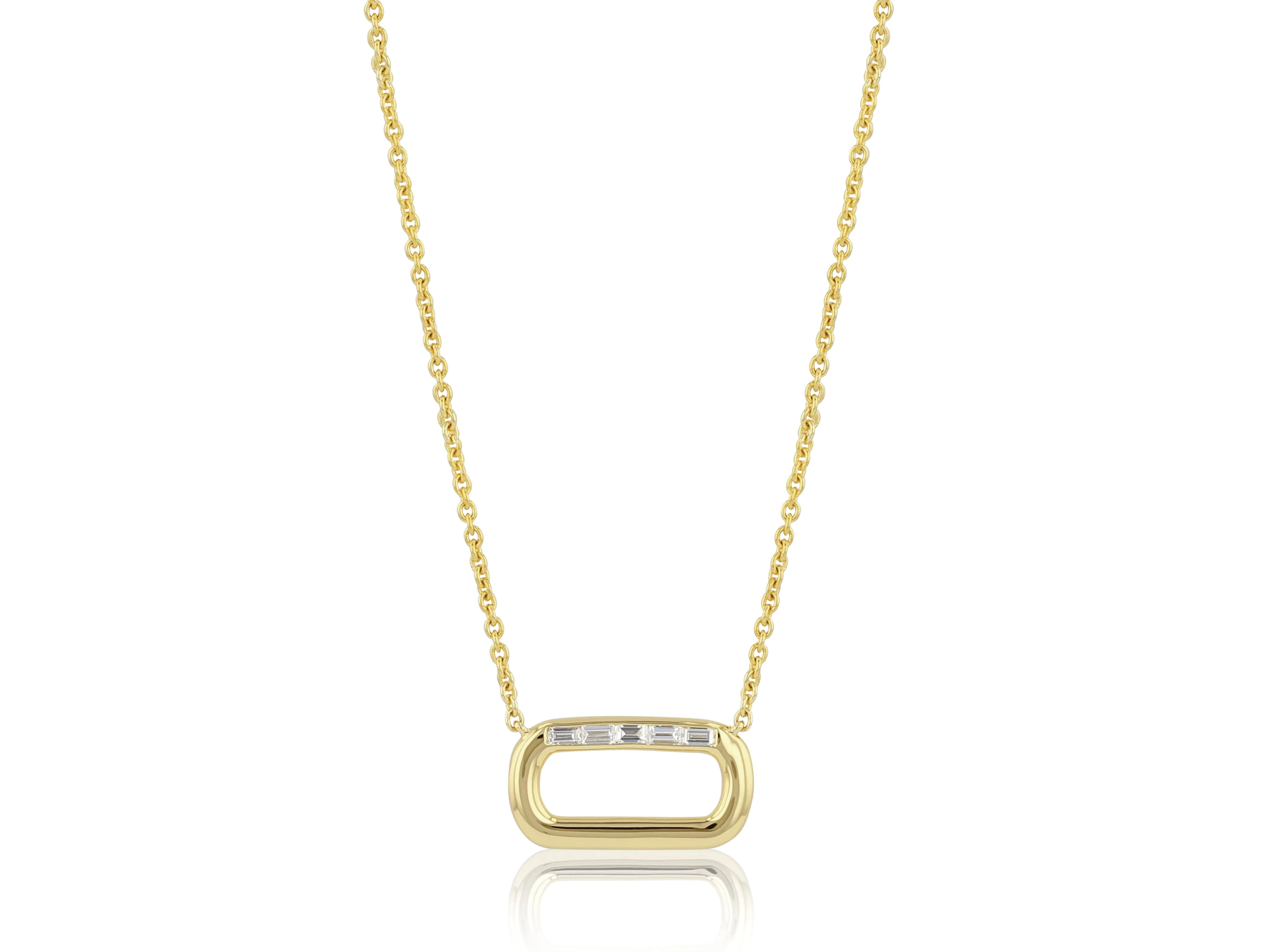 Single E-W Link Necklace