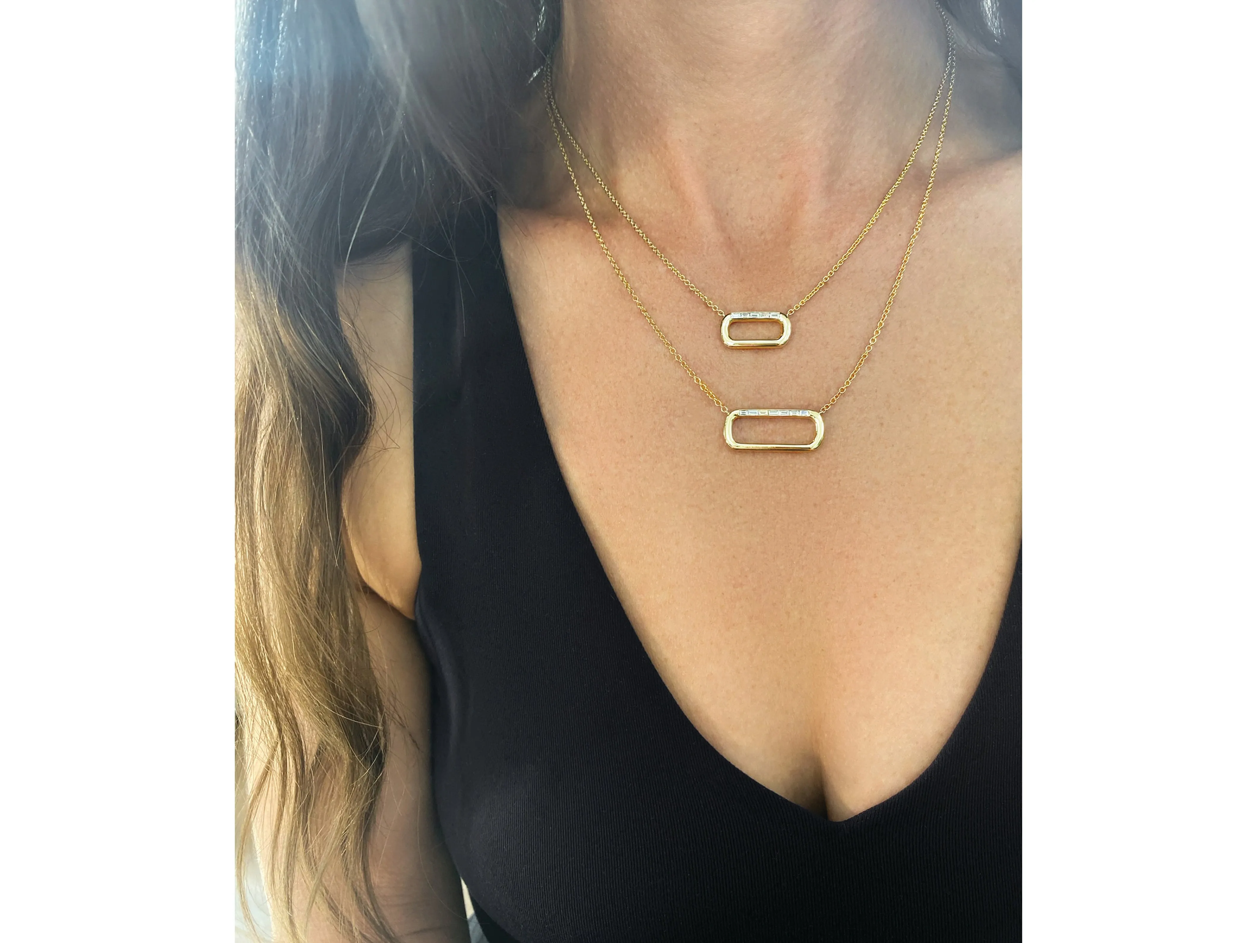Single E-W Link Necklace