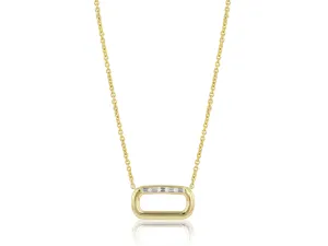 Single E-W Link Necklace