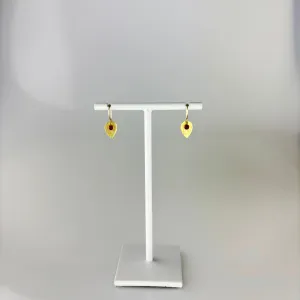 Small Hummingbird Ruby 18K Drops