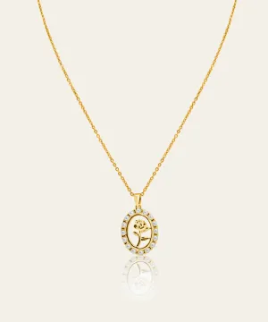 Sofia Rose Pearl Necklace