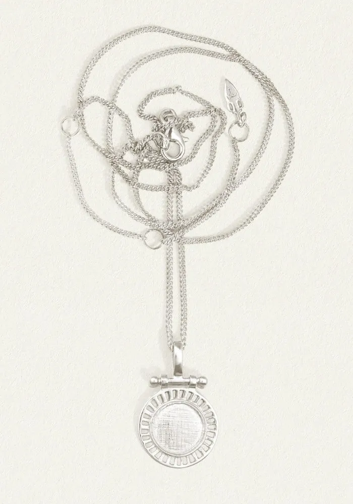 Solar Necklace Silver