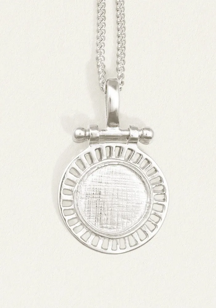 Solar Necklace Silver