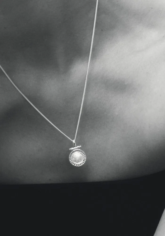 Solar Necklace Silver