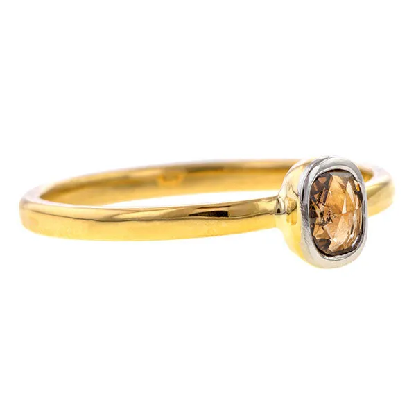 Solitaire Engagement Ring, Cushion Rose Cut Diamond- Heirloom by Doyle & Doyle