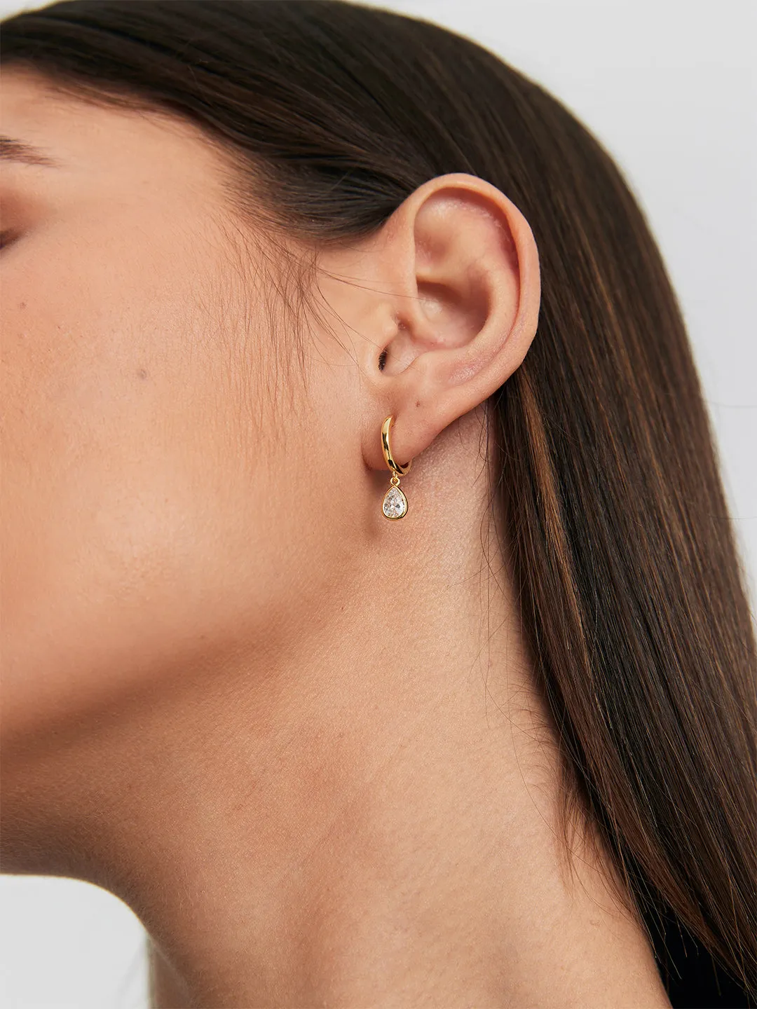 Solitaire Teardrop Drops